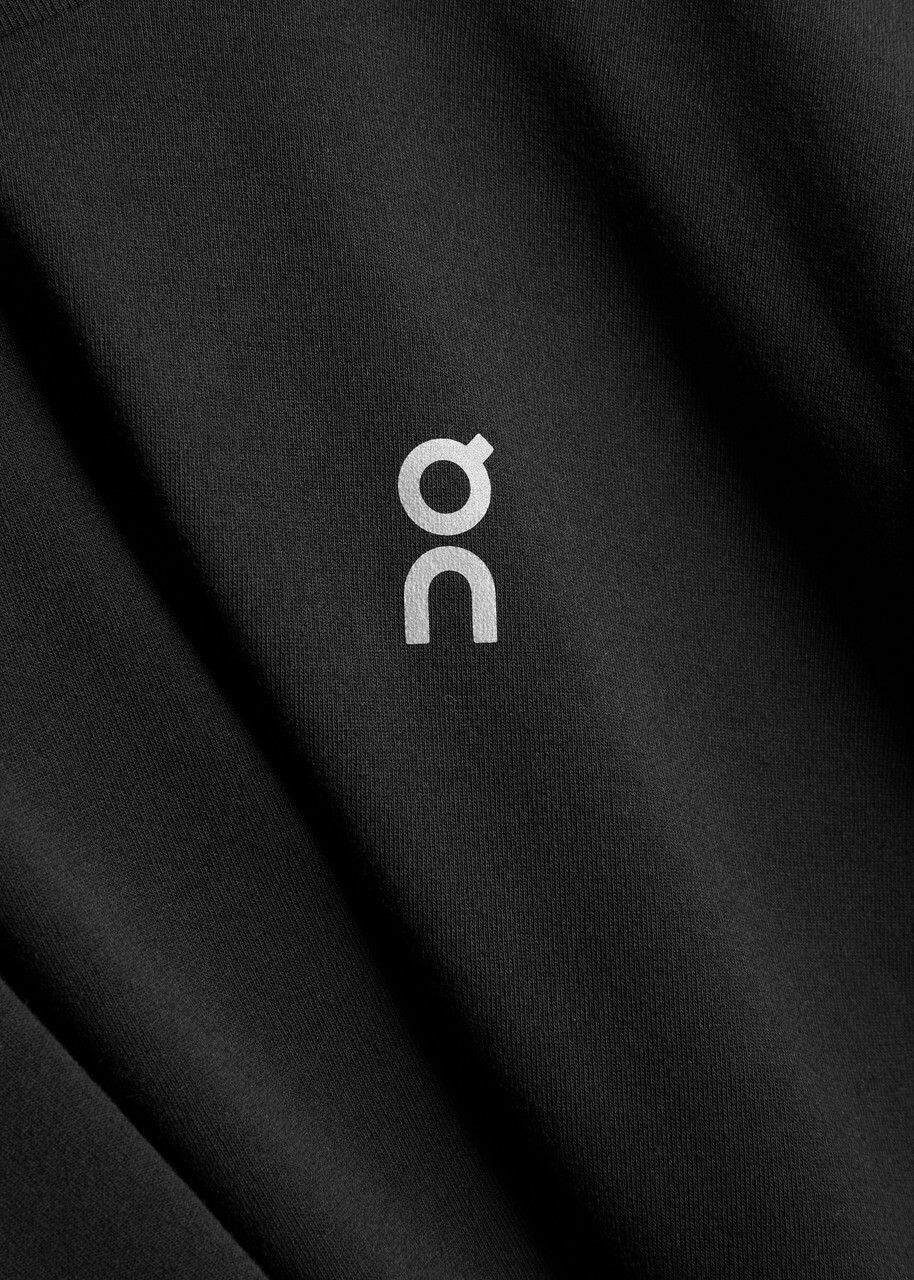 ON Train-t Logo Cropped Jersey T-shirt Black