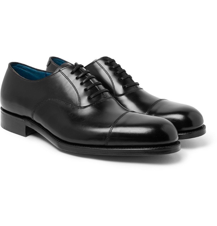 Photo: Grenson - Gresham Cap-Toe Leather Oxford Shoes - Men - Black