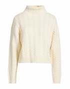 Laneus Womens Turtleneck Ivory