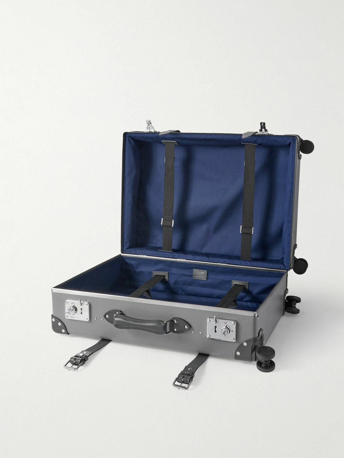 Globe-Trotter - 007 Leather-Trimmed Vulcanised Fibreboard Check-In Suitcase