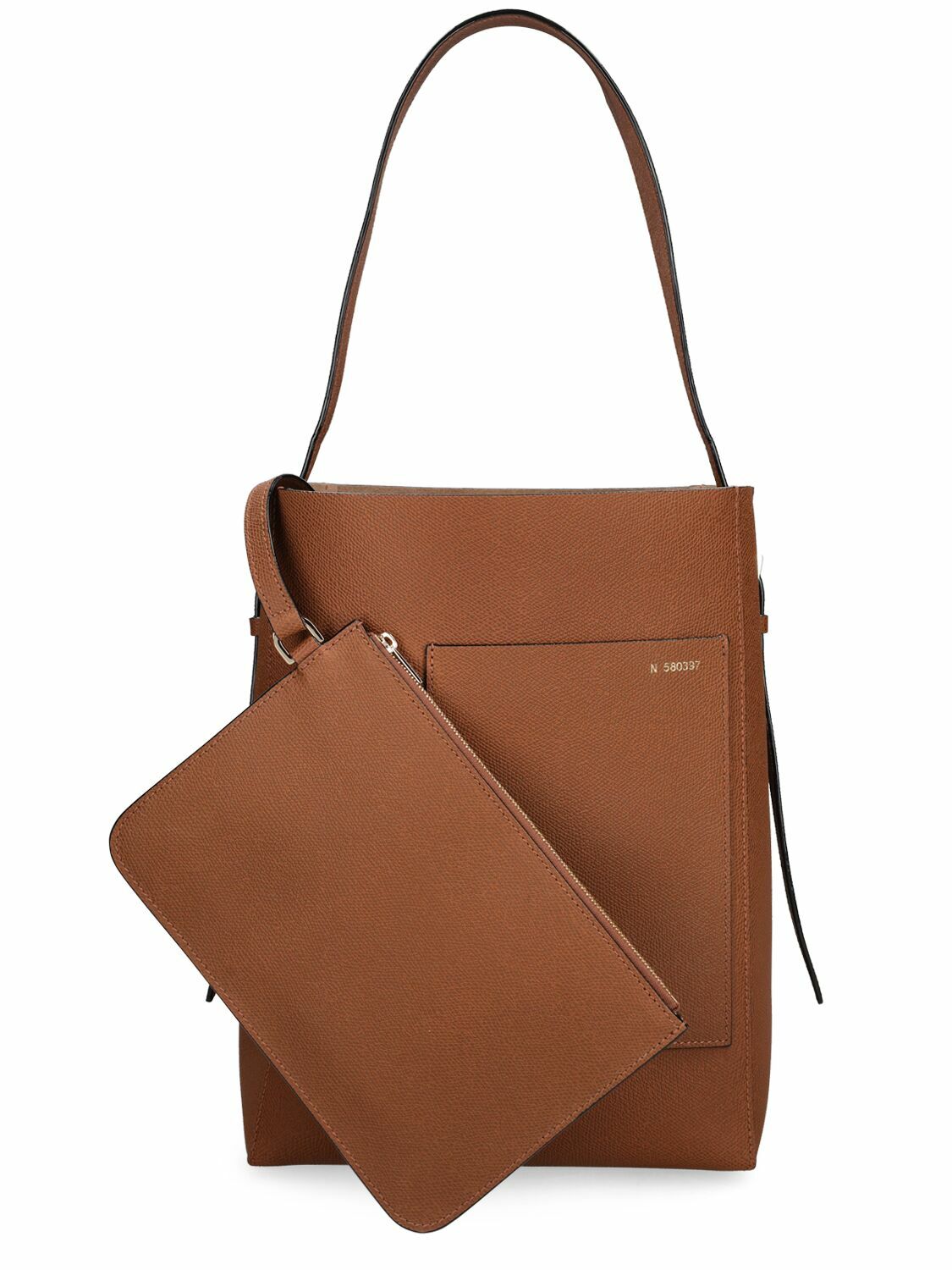 VALEXTRA - Medium Bucket Leather Tote Bag Valextra