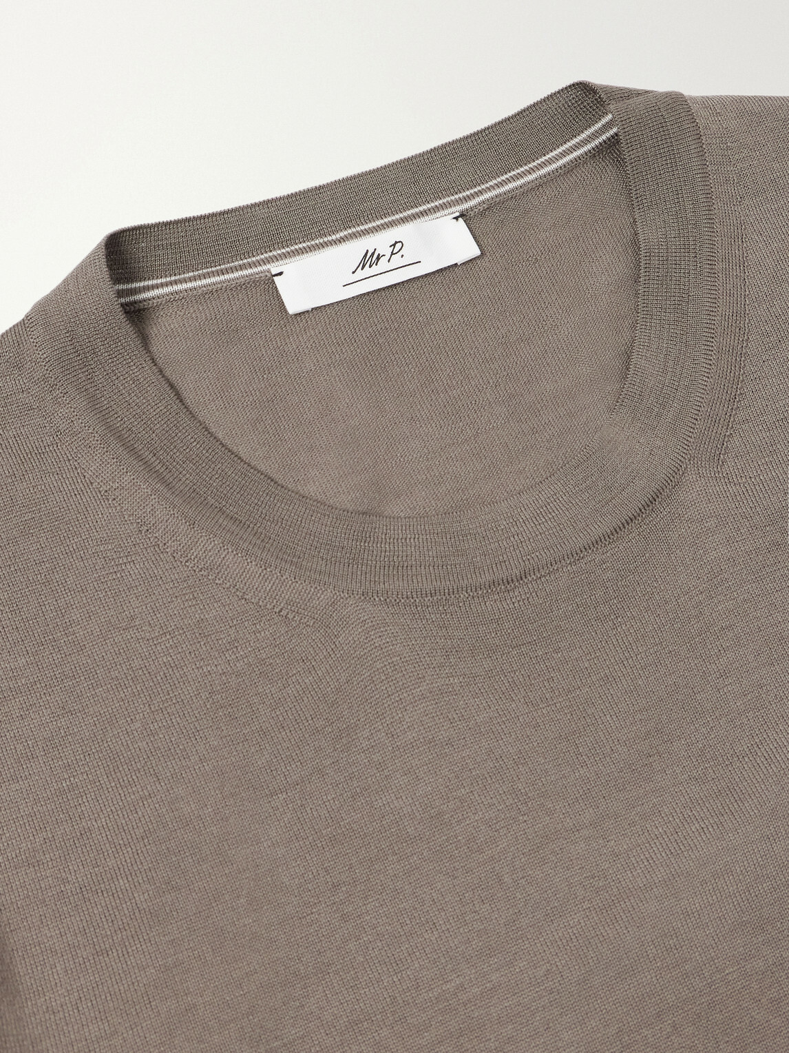 Mr P. - Wool Sweater - Brown