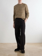 A.P.C. - Andre Striped Wool And Cotton-Blend Sweater - Neutrals