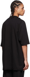 Rick Owens Drkshdw Black Cotton T-Shirt