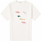 Bode Men's Fish T-Shirt in Cream