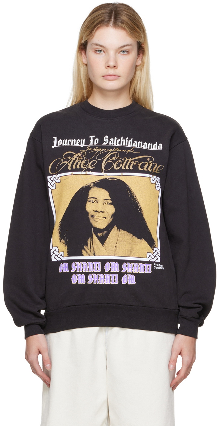 Online Ceramics Black Journey To Satchidananda Sweatshirt Online