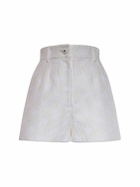 DOLCE & GABBANA - Dg Monogram Jacquard Shorts