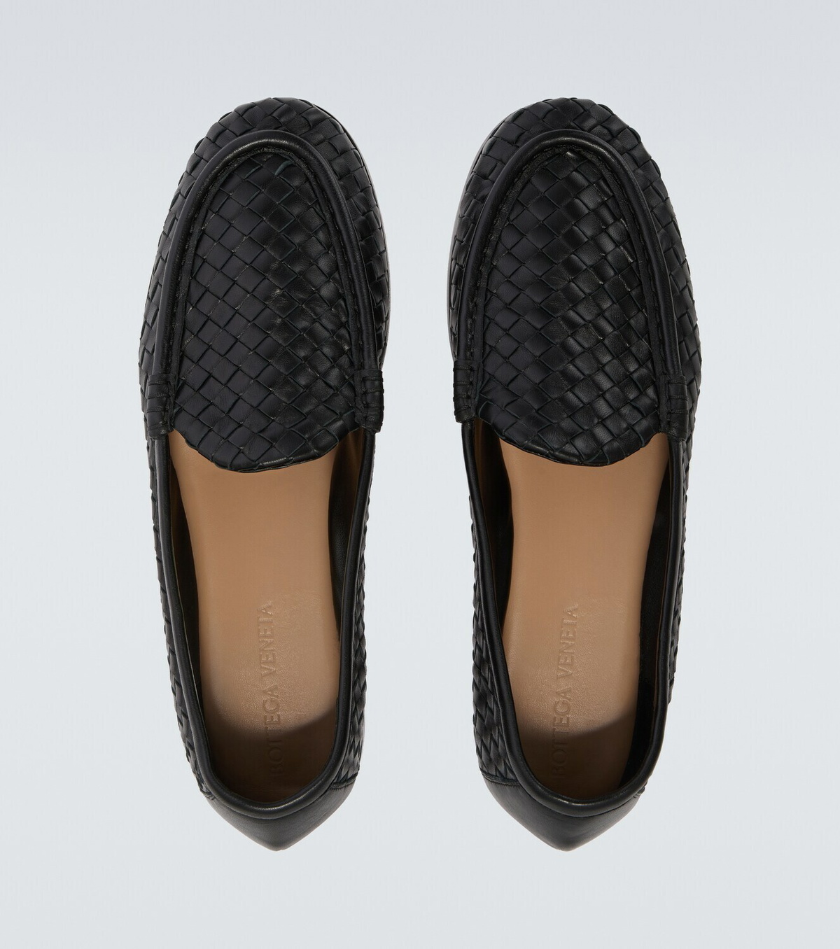 Bottega Veneta Silenzio Intrecciato leather loafers