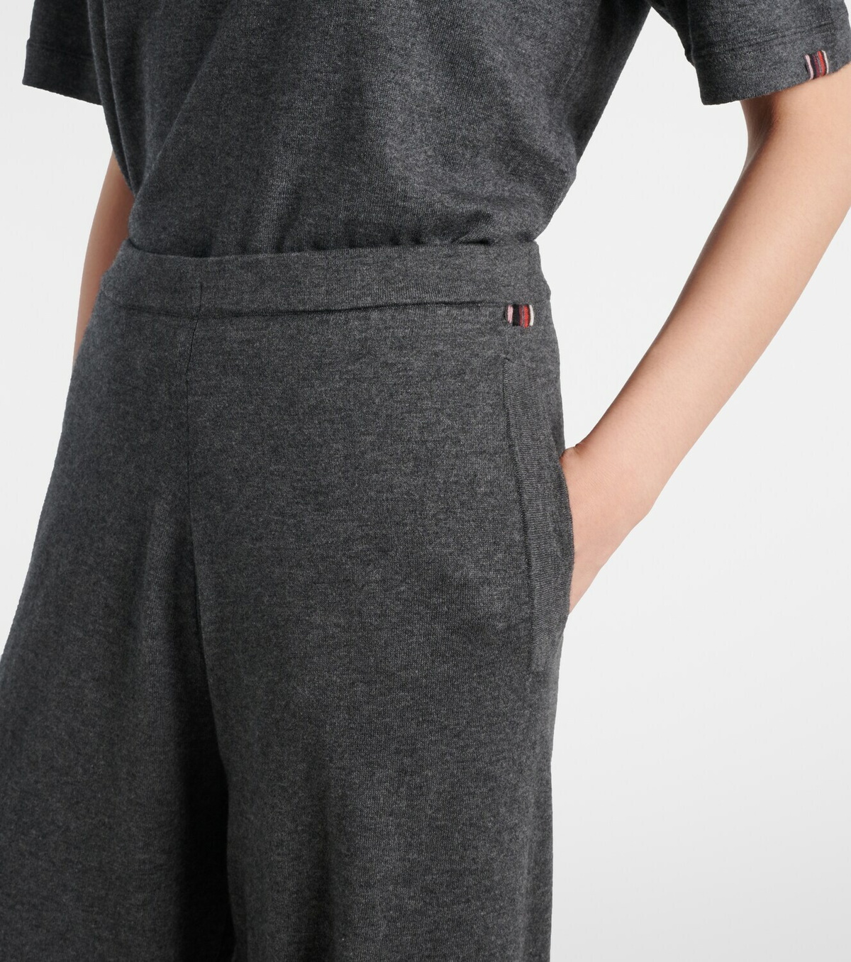 Extreme Cashmere N°353 Relax cotton-blend straight pants