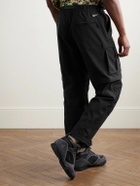 Nike - ACG Smith Summit Straight-Leg Convertible Shell Cargo Trousers - Black