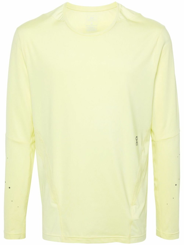 Photo: On Running X Post Archive Faction Yellow Long-Sleeve T-Shirt