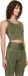 Moncler Grenoble Khaki Polartec Sport Top