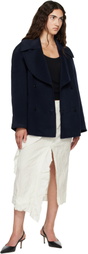 Loulou de Saison Navy NEIL Double Breasted Jacket
