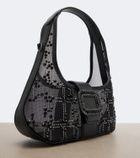 Roger Vivier Pilgrim Mini embellished top-handle bag