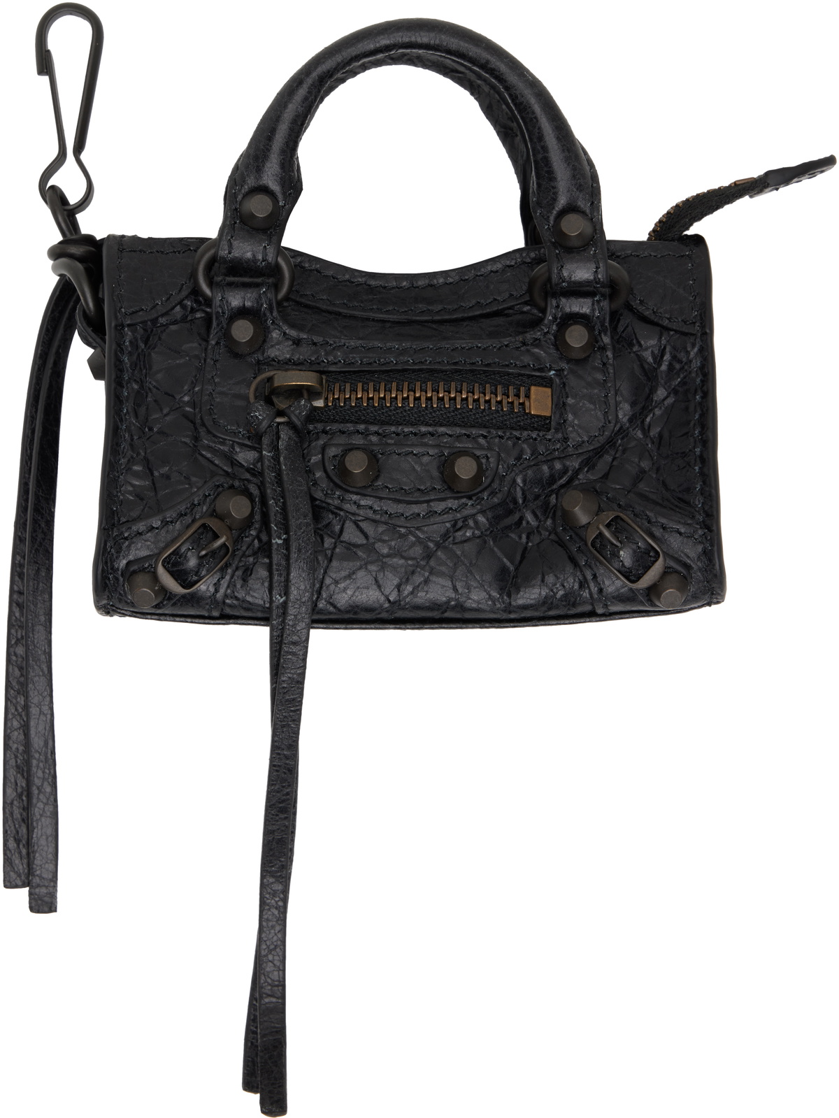 Balenciaga - Le Cagole Graffiti XS Shoulder Bag in Black