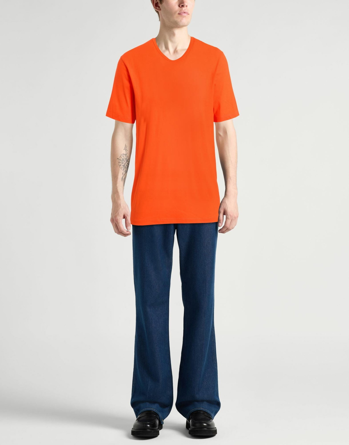 Herno Mens T-shirt in Red