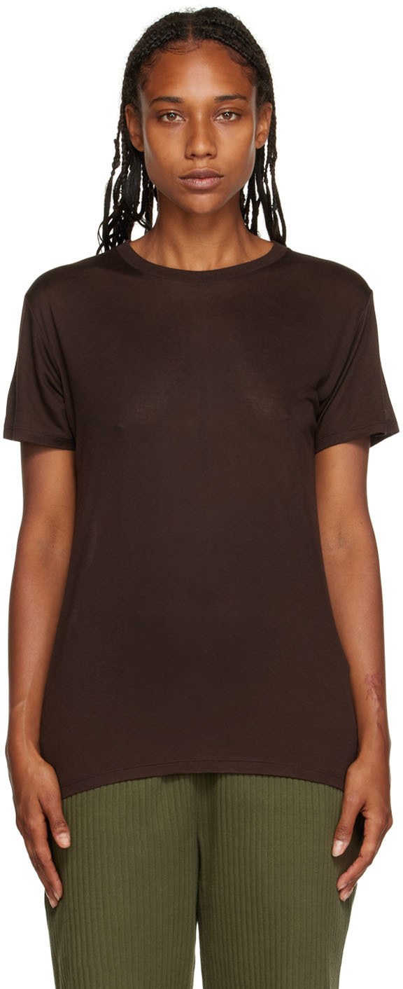 Small Love Shirt - Bamboo on Brown main image 0