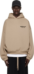 Fear of God ESSENTIALS Beige Fleece Hoodie