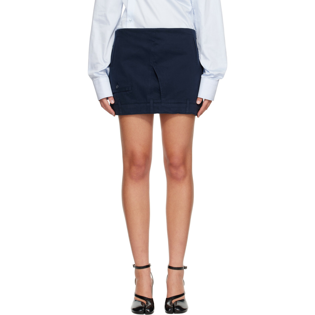 HODAKOVA Navy USD Miniskirt