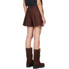 Casablanca Brown Cotton Monogram Shorts