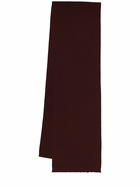 ANNAGRETA Niki Ribbed Cashmere Scarf