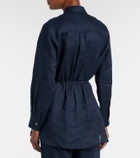 Melissa Odabash Ariel linen shirt