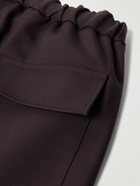 Jil Sander - Tapered Cropped Gabardine Trousers - Brown