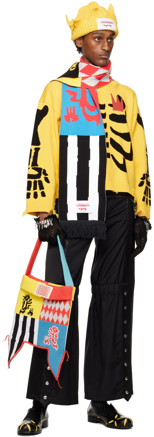 Charles Jeffrey LOVERBOY Multicolor Heraldry Football Scarf