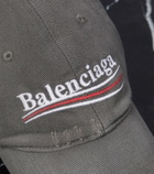 Balenciaga - Embroidered cotton baseball cap