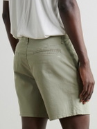 Rag & Bone - Straight-Leg Cotton-Blend Shorts - Green