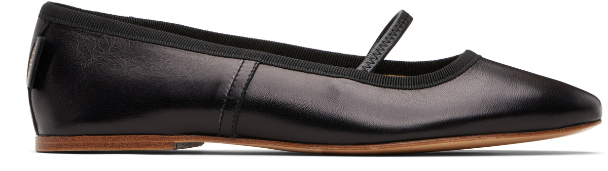 A.P.C. Black Swan Ballerina Flats