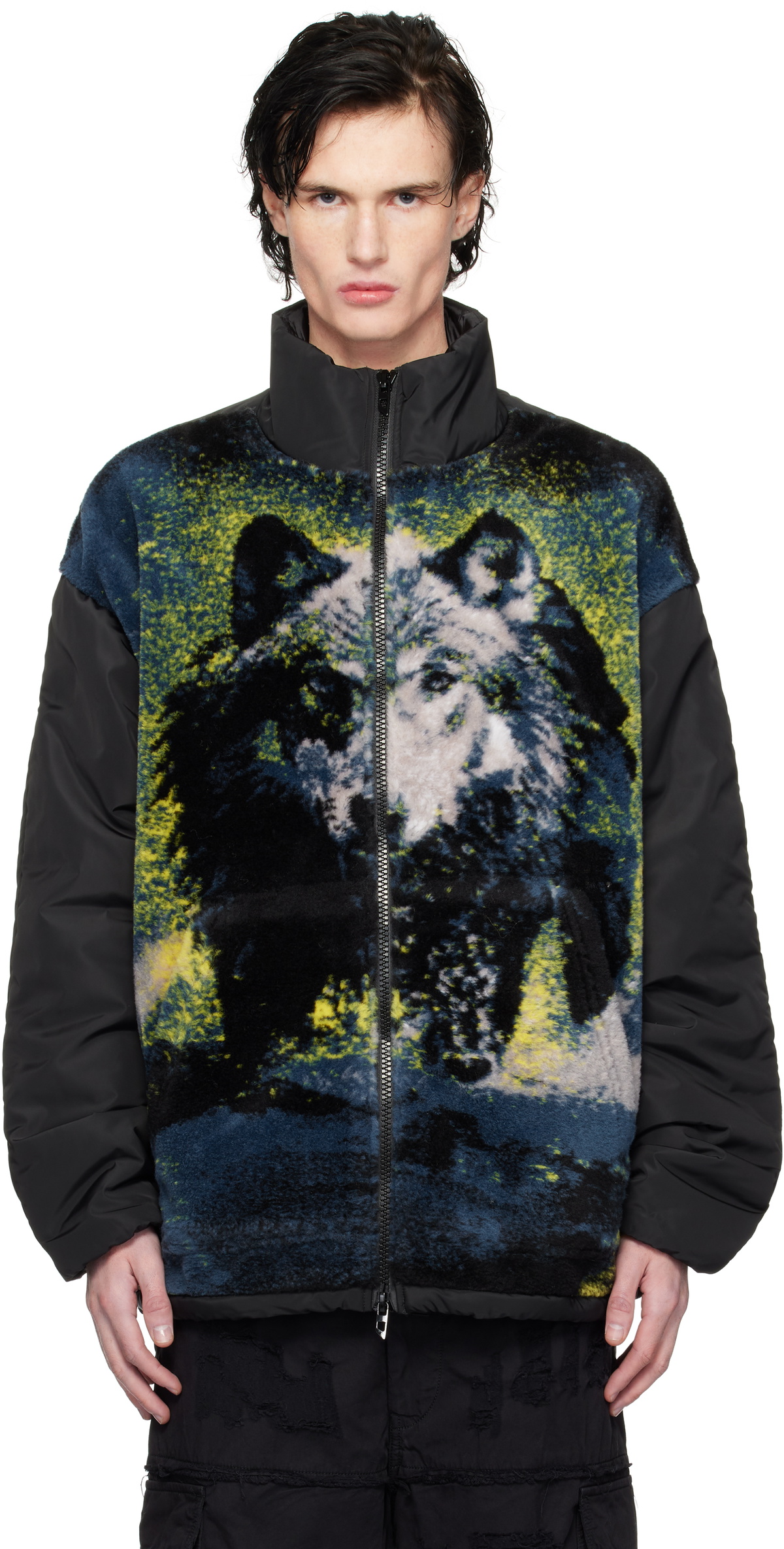 Diesel Black S-Berto-Teddy Jacket Diesel