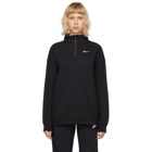 Nike Black 1/4 Zip Sportswear Sweatshirt