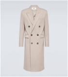 Ami Paris Double-breasted virgin wool gabardine coat