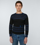 Maison Margiela - Striped wool and linen sweater