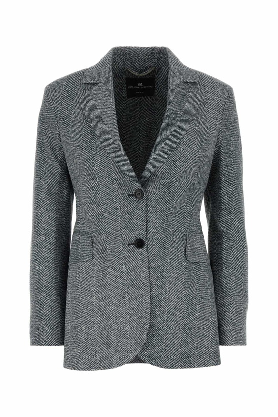 Photo: Ermanno Scervino Printed Viscose Blazer