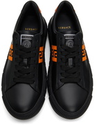 Versace Black Greca Sneakers