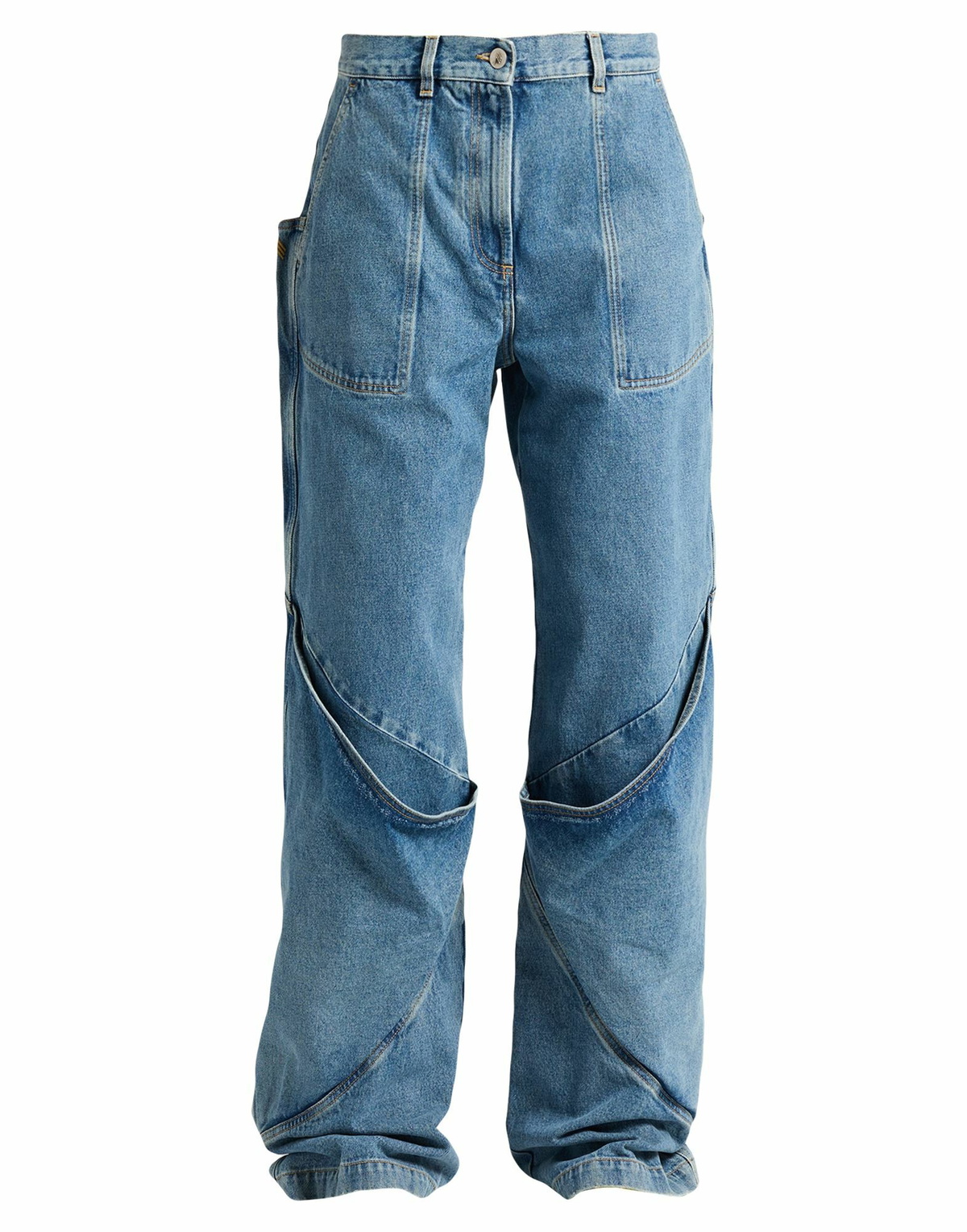 The Attico Womens Jeans in Blue