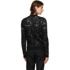 Saint Laurent Black Wool and Mohair Sweater