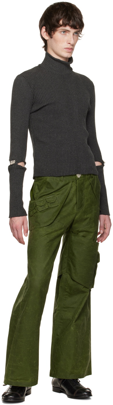Solitude Studios Gray Detached Turtleneck