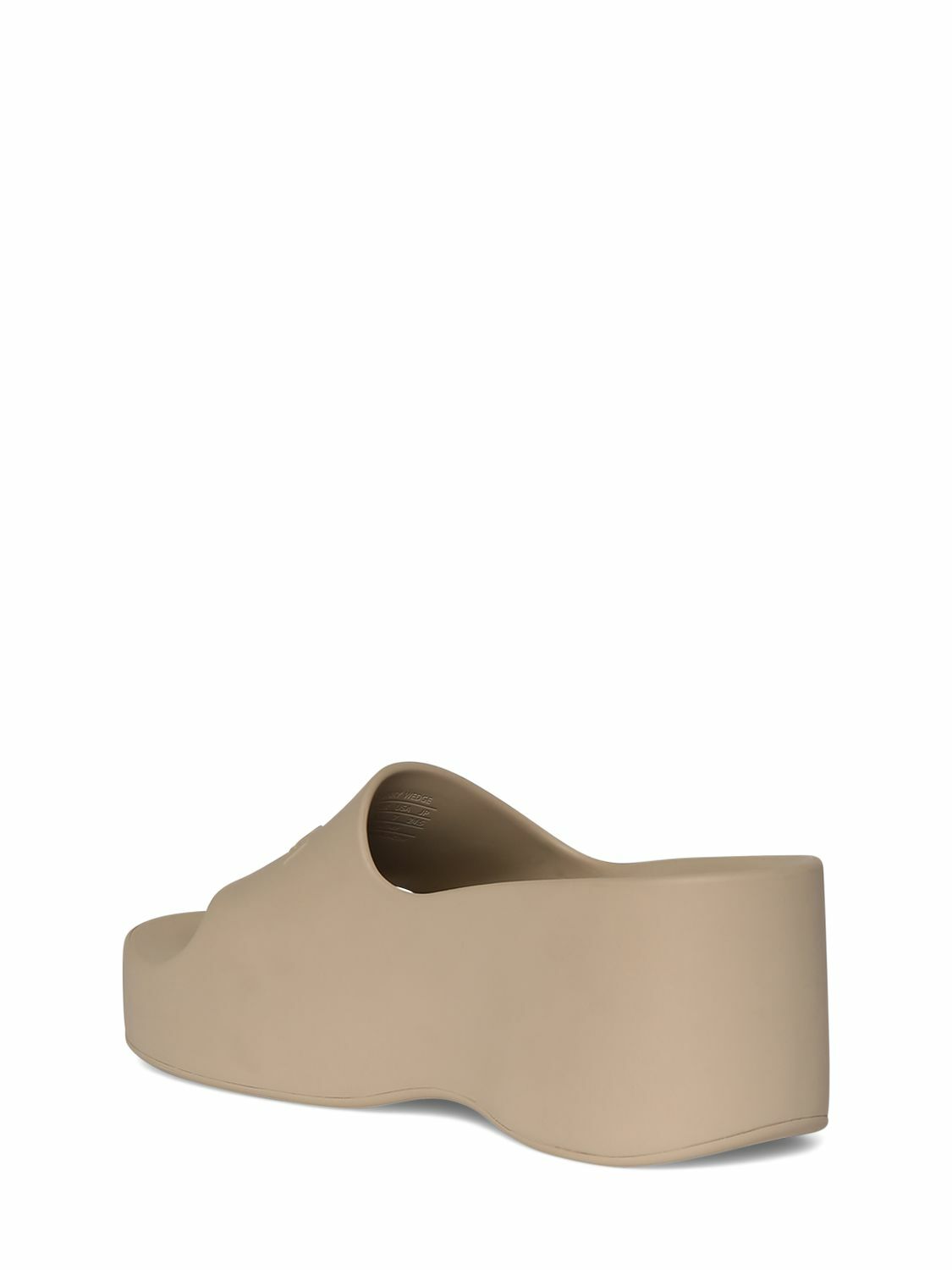 balenciaga チャンキーウェッジラバーサンダル 60mm BALENCIAGA - 60mm Chunky Wedge Rubber Sandals Balenciaga