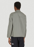 Patch Pocket Overshirt Jacket in Grey