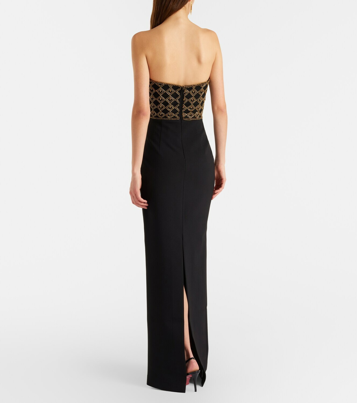 Rebecca Vallance Vesper embellished corset gown