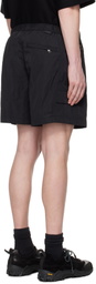 WOOYOUNGMI Black Nylon Banding Shorts