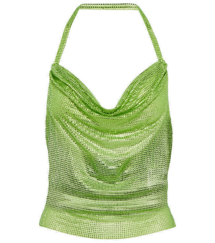 Photo: Giuseppe di Morabito Crystal-embellished halterneck top