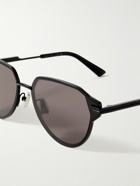 Bottega Veneta - Aviator-Style Metal and Acetate Sunglasses