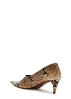 Khaite Marlene 50 Snake-effect Leather Pumps