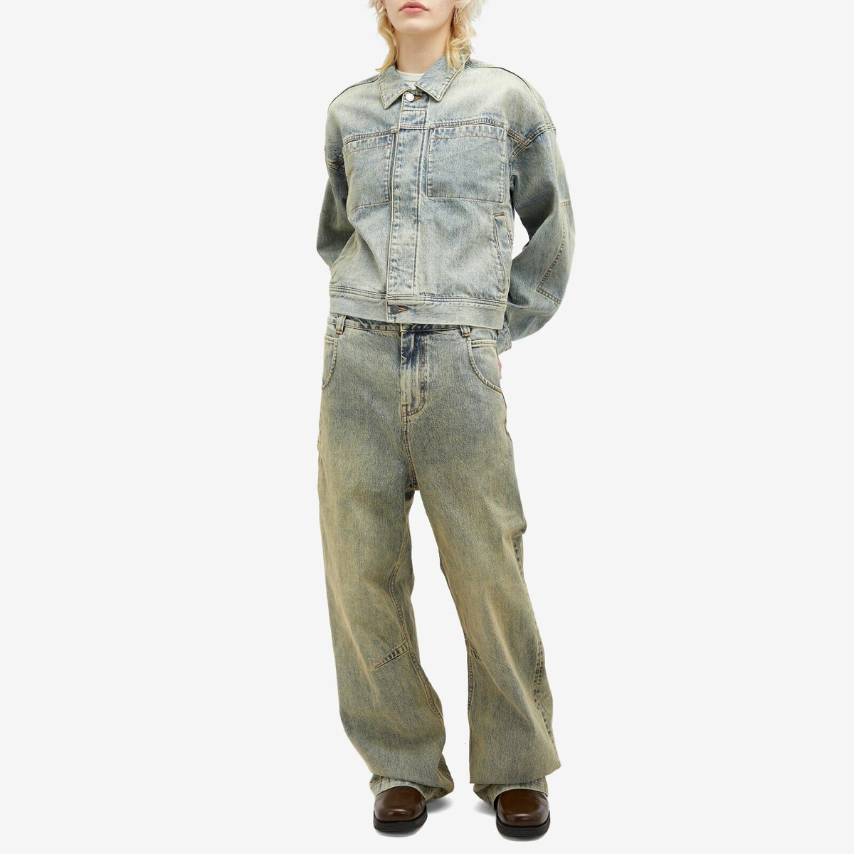 関税送料込【Entire Studios】Gem Jeans SURFACE WAVE ワイド ES2431-