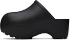 Praying Black Praying Clogs