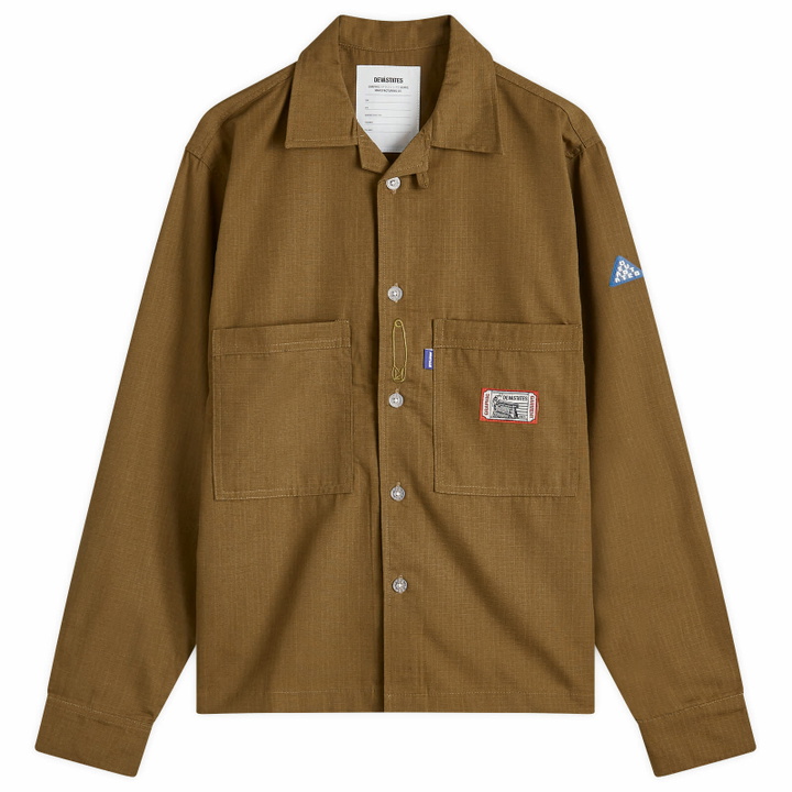 Photo: Deva States Men's Chain Field Overshirt in Grey